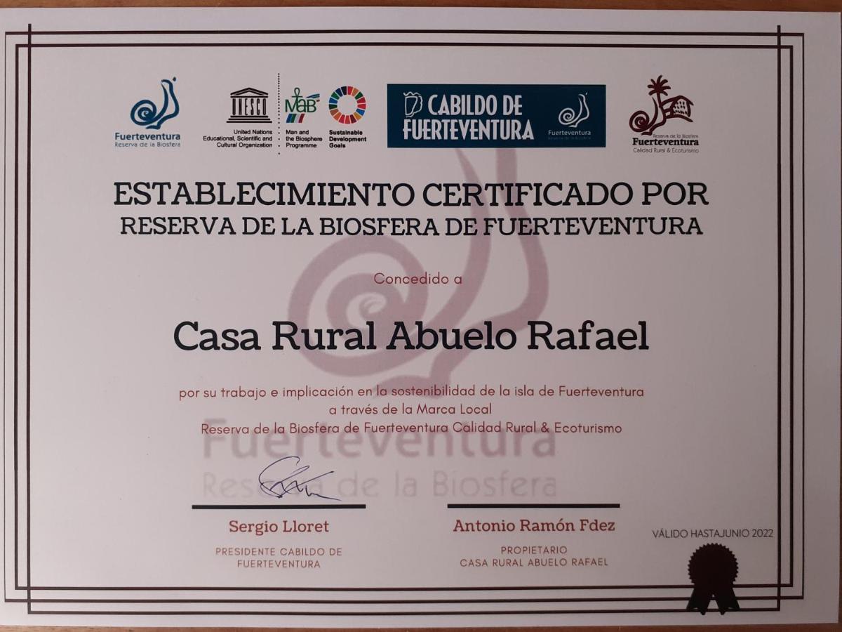 Gasthaus Casa Abuelo Rafael Llanos de la Concepción Exterior foto